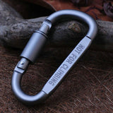 5 Piece Carabiner Set Hard Aluminum Keychain Clip Hook