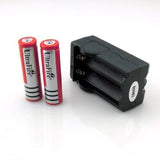 Ultra Bright 3000 LED Tactical Flashlight with Rechargeable Batteries and Charger