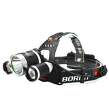 Extra Bright LED Headlamp with Rechargeable Batteries and Cord