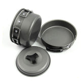 Outdoor Cookware - Pot, Pan, Bowls, Spoon, Cleaning Sponge